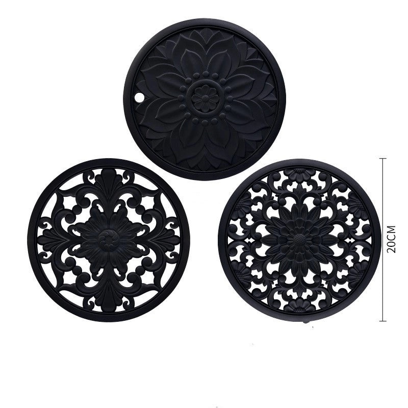 Durable Non-Slip Silicone Placemats Set of 3|Home & Kitchen Accessories