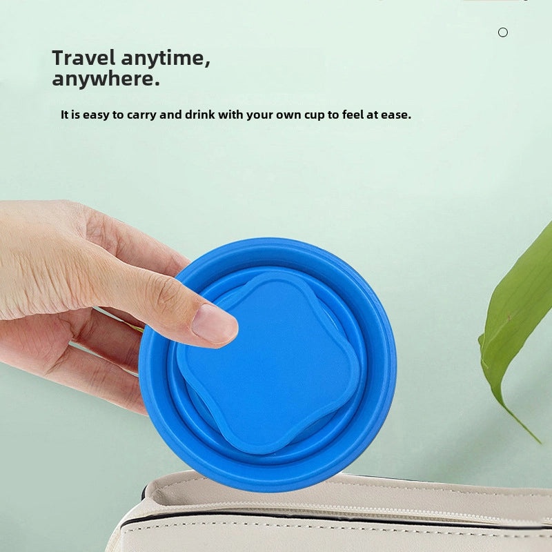 200ml Portable Silicone Folding Cup for Travel|Travel Accessories