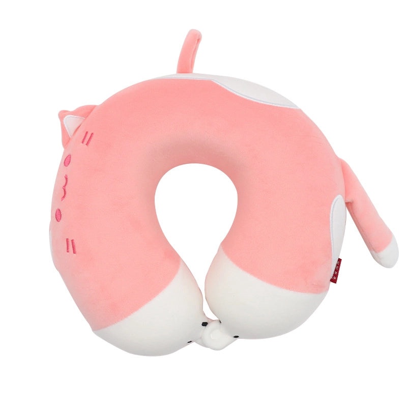 Cartoon Memory Foam U-Shaped Neck Pillow for Travel, Office, and Home | Travel Accessories