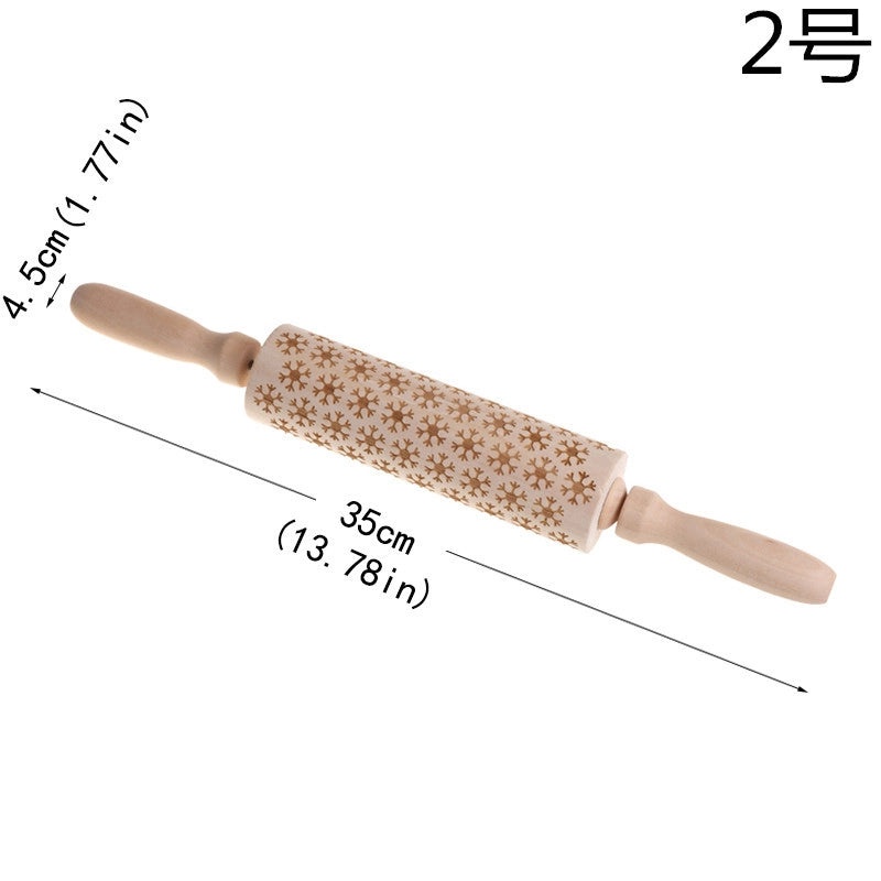 Minimalist Wooden Christmas Tree Pattern Holiday Home Decor Ornament