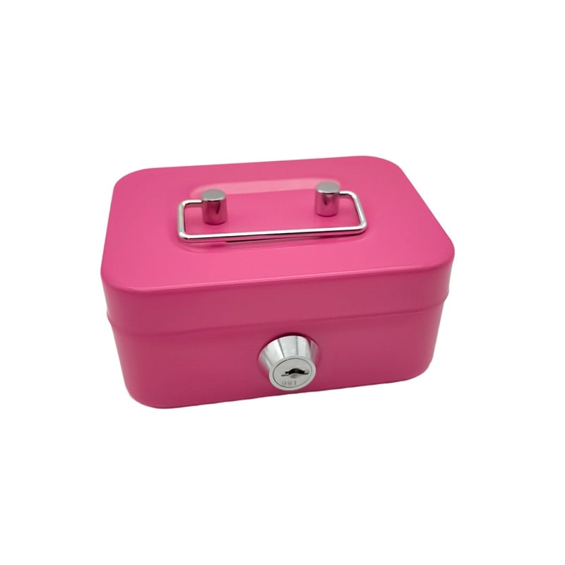 Creative Portable Piggy Bank Coin Storage Box with Key | Coin Banks & Money Boxes