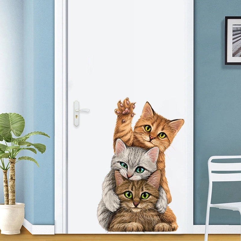 Adorable Cat PVC Wall Decals for Home Decor|Wall Stickers & Murals