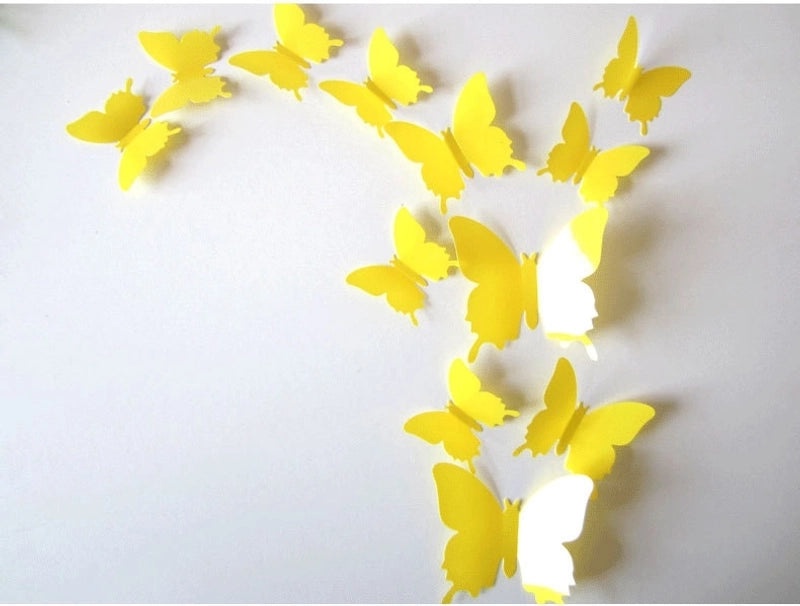 Butterfly and Flower PVC Wall Decal for Home Decor|Wall Stickers