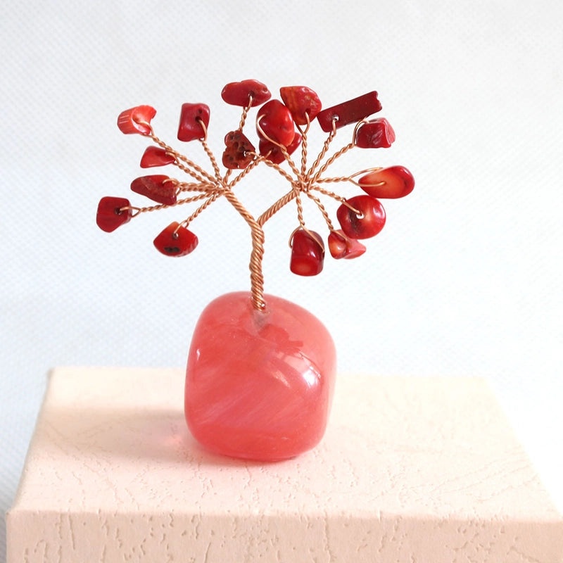 Elegant Minimalist Tree Crystal Ornament Decorative Artificial Sculpture|Home Decor & Ornaments