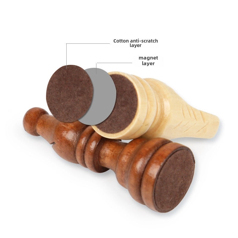 儿童木制折叠圆形棋盘 高品质木质比赛用象棋|儿童益智玩具