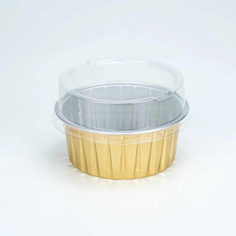 Aluminum Foil Baking Cups for Air Fryer Pudding Cake Molds Round Disposable Cake Bowls|Bakeware & Cooking Accessories
