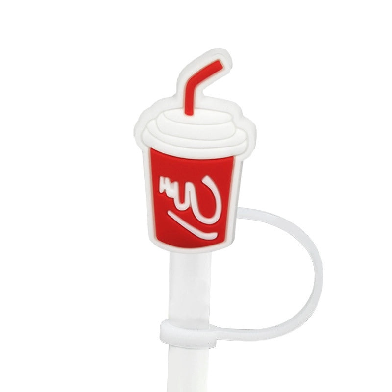 Cute Cartoon Silicone Straw Cap for Kids | Drinkware Accessories