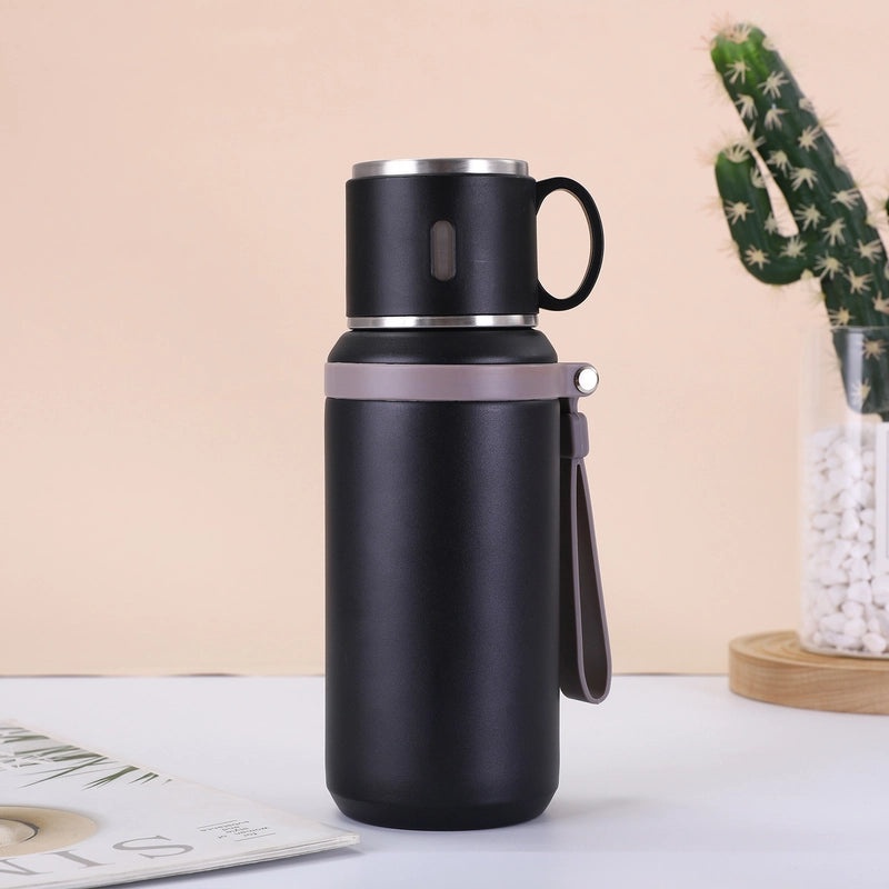 Unisex Casual 316 Stainless Steel Daily Thermos Cup Solid Color