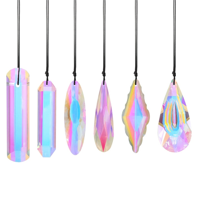 Sparkling Geometric Crystal Suncatcher Wind Chime Decorative Wall Hanging|Home Decor