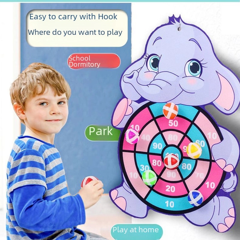 亲子互动儿童飞镖球射击玩具 粘球丢球靶 室内户外益智玩具|儿童玩具