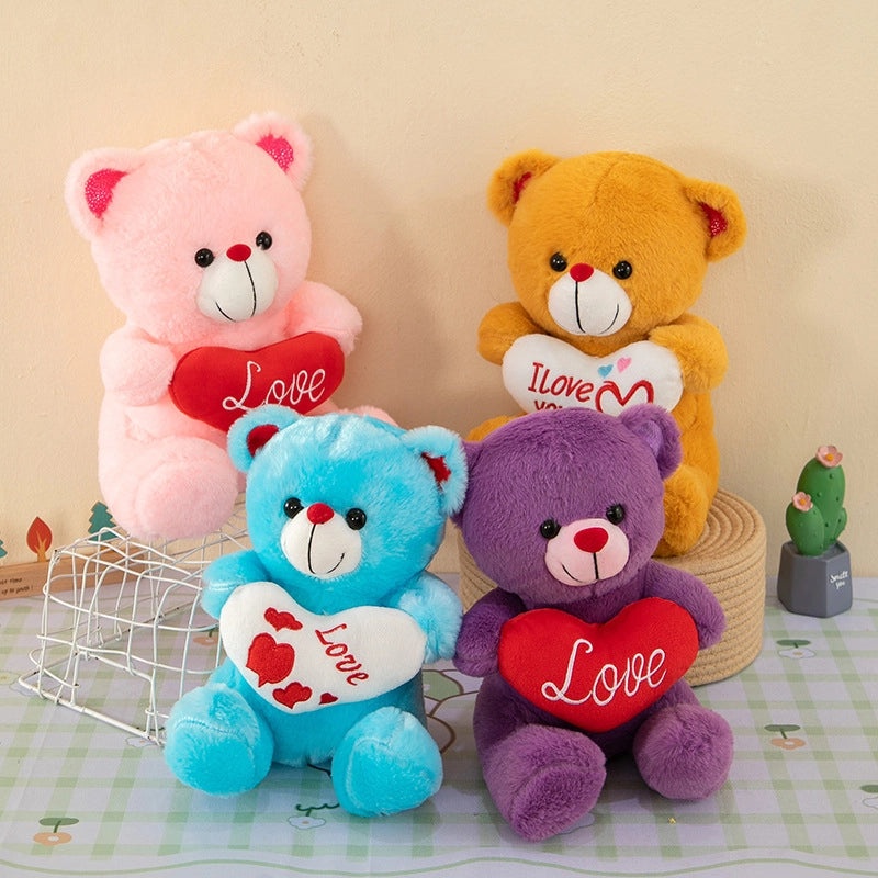 Cute Cartoon Love Bear Plush Doll Soft Rag Toy for Kids Gift|Toys & Games