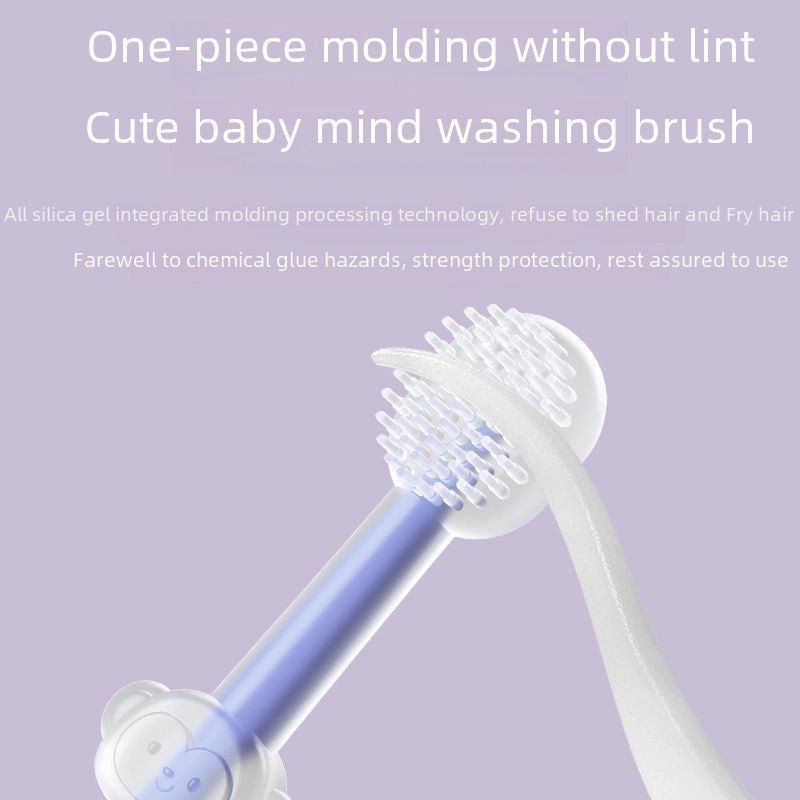 Baby Silicone Infant Toothbrush for Newborns 0-1 Year Tongue and Mouth Cleaner 3-Pack | Baby Oral Care