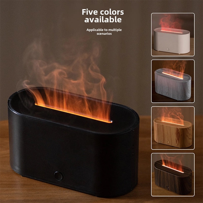 Portable Air Purifier & Humidifier with Colorful Gradient Flame Light for Home, Bedroom & Office | Home & Living