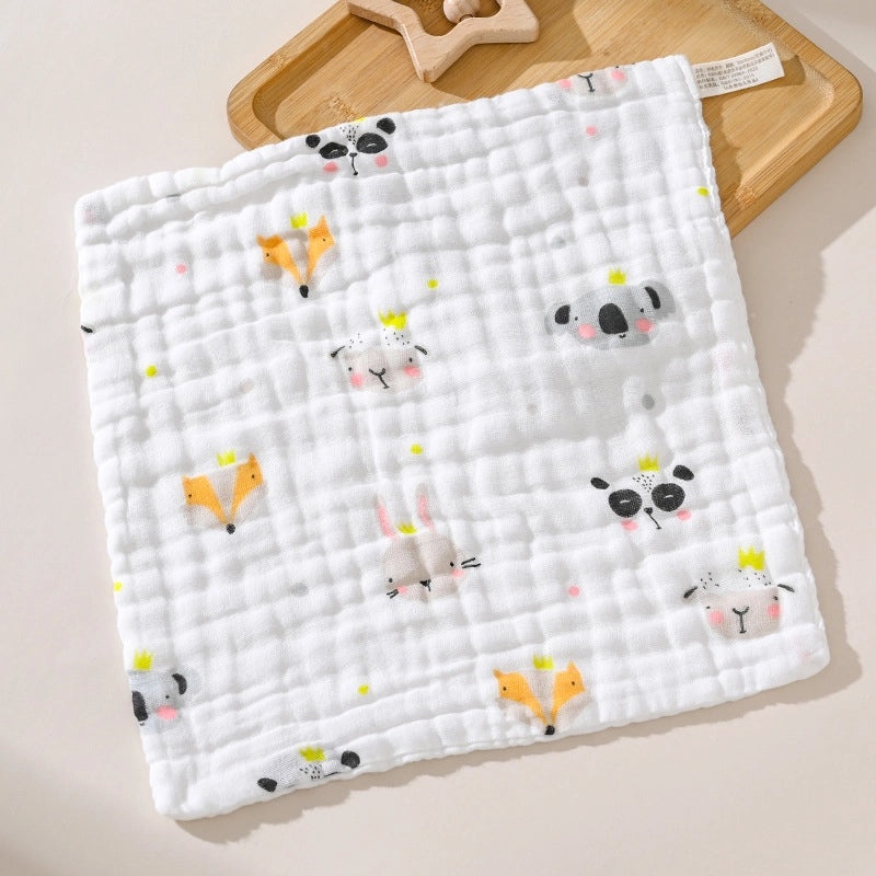 Adorable Cartoon Fruit and Fish Baby Burp Cloths Soft Infant Accessories|Baby Essentials