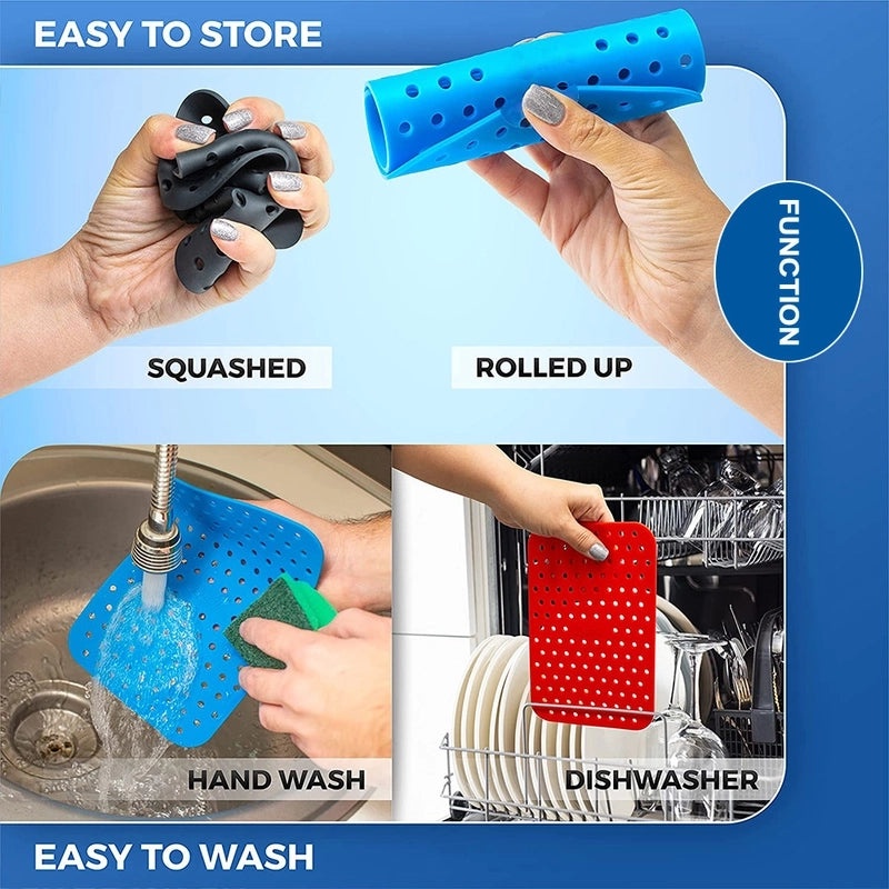 Ninja Foodi Square Silica Gel Air Fryer Mat Reusable Heat Resistant Cooking Pad|Kitchen Accessories