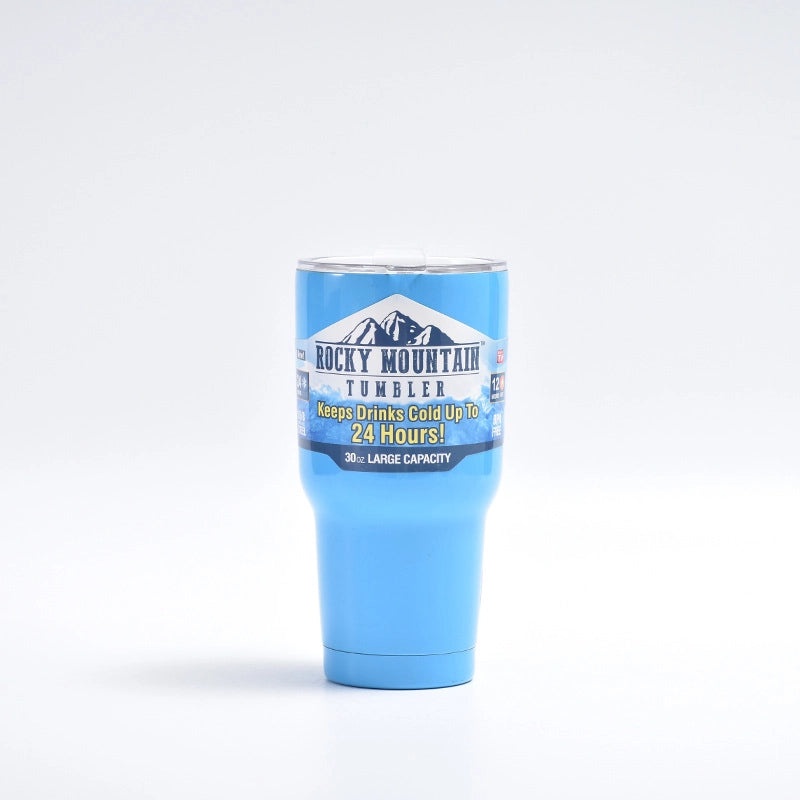 Stylish Solid Color Stainless Steel Water Bottle for Casual Vacation Use | Travel & Outdoor Accessories