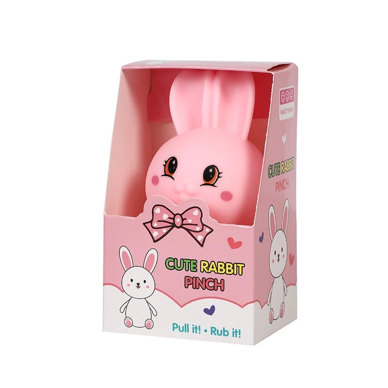 Cute Squishy Rabbit Toy Soft Stress Relief Plastic Animal Toy|Squishy Toys & Stress Relievers