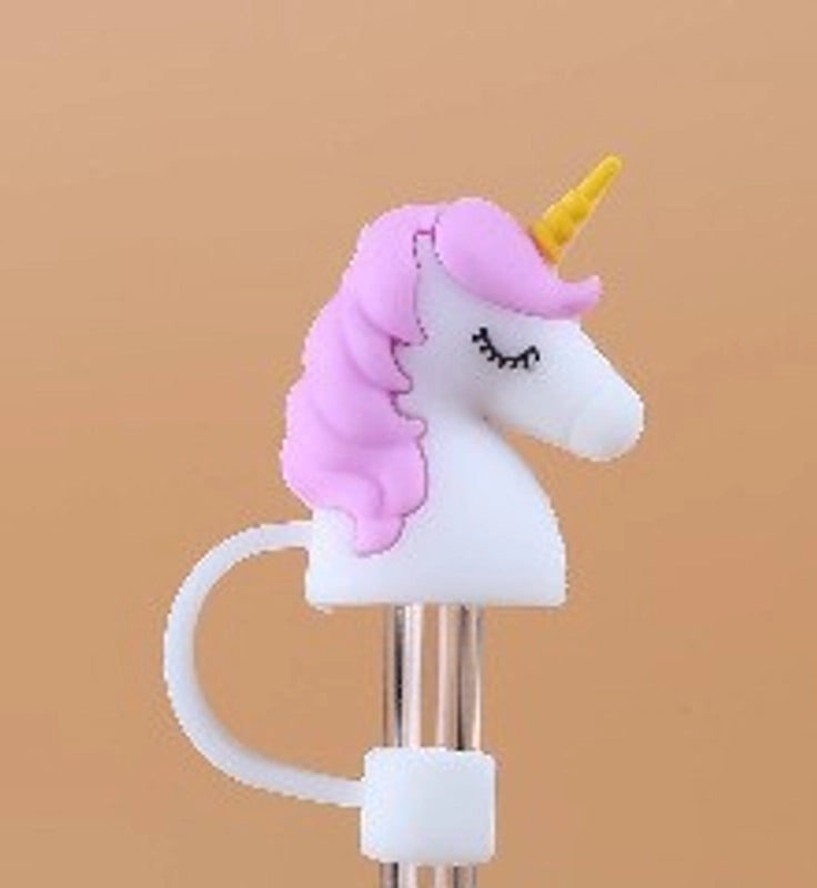 10mm Glass Straw Dust Cover Stainless Steel Cap for Large Diameter Straws Milk Tea Accessories|Drinkware Accessories