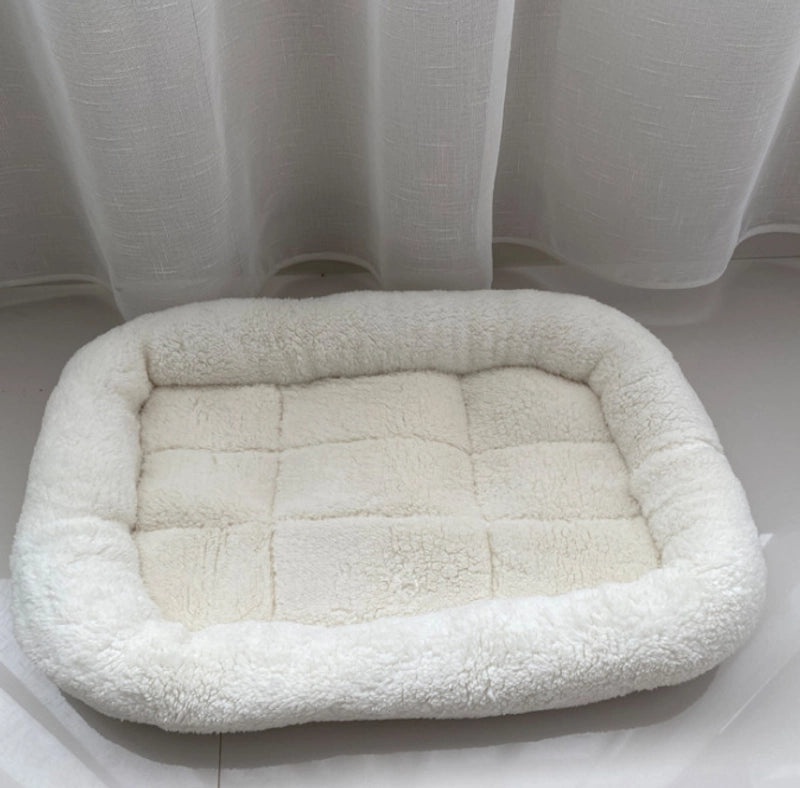 Solid Color Wooden Pet Bed Minimalist Design|Pet Supplies Bed