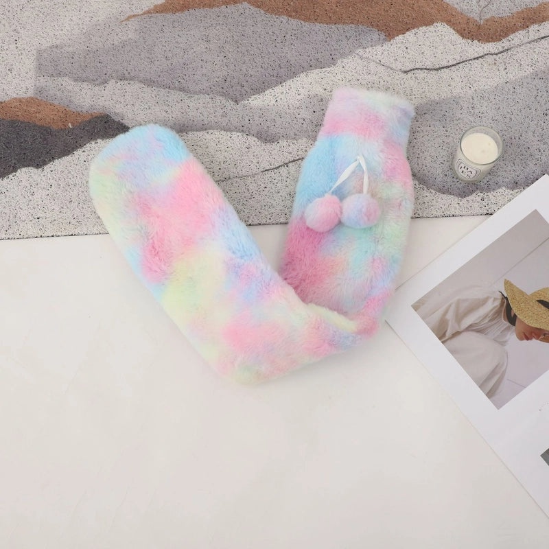 Cartoon Plush Hot Water Bag UK Christmas Hand Warmer Soft Long Water Filling Hot Water Bottle|Home & Living