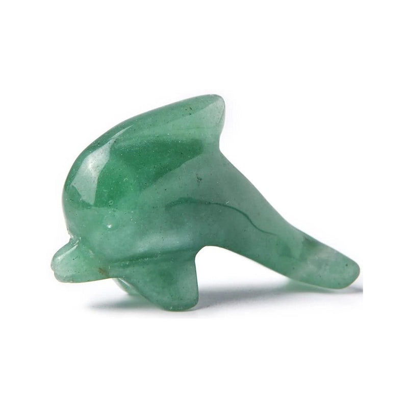 Elegant Dolphin Crystal Obsidian Sculpture Minimalist Home Decor | Home Decoration Ornaments