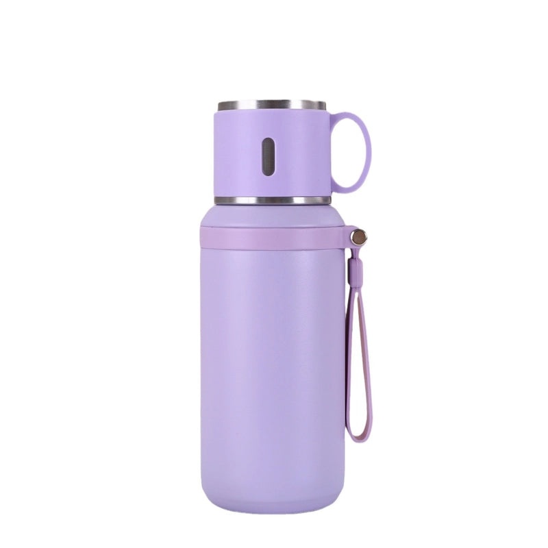 Unisex Casual 316 Stainless Steel Daily Thermos Cup Solid Color