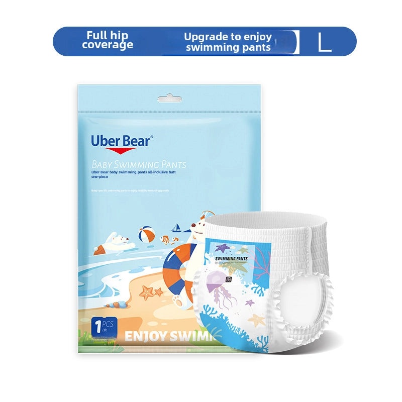 Uber Bear Baby Swimming Diapers Waterproof Disposable Pull-up Pants for Infants | Baby Swimwear & Diapers