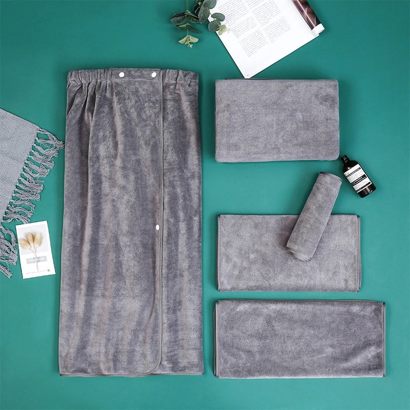 Minimalist Solid Color Ultra-Soft Microfiber Towels | Home & Living Textiles