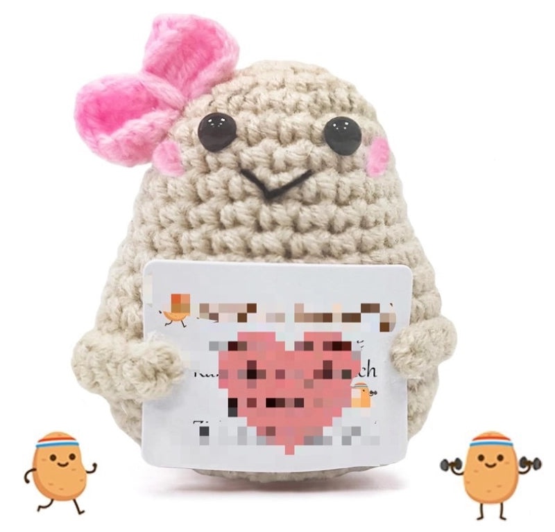 10 Pcs Handwoven Wool Bow Crochet Doll Cute Trendy Fun Female Accessories | Handmade Accessories