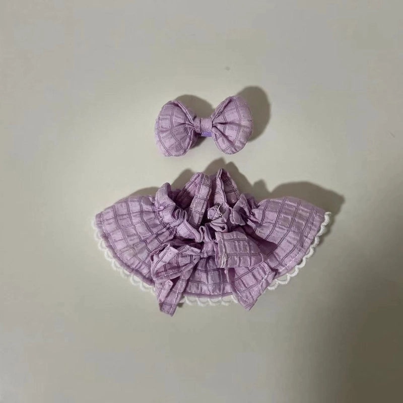 Cute 17cm Vinyl Plush Doll Clothes Set | Doll Clothes Accessories