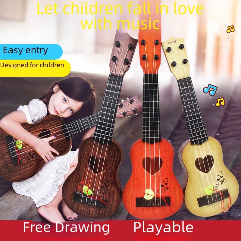 Children's Ukulele Toy Simulation Guitar Educational Music Instrument for Beginners | Musical Toys