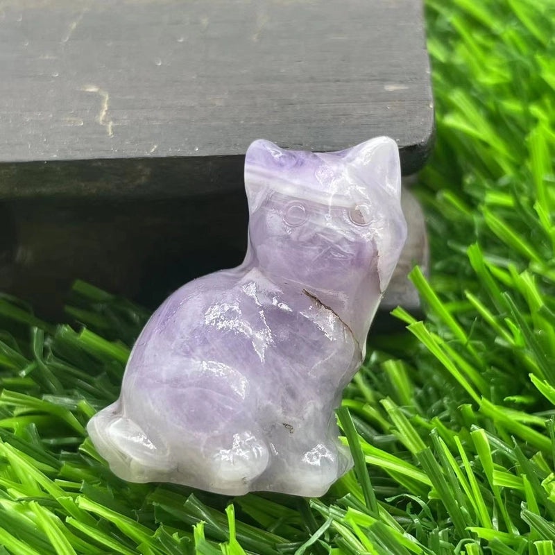 Adorable Gemstone Animal Figurines Decorative Artificial Ornaments|Home Decor