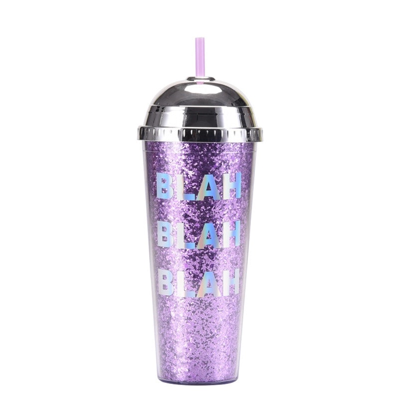 24oz Leopard Print Color Changing Semicircle Lid Large Capacity Portable Plastic Tumbler | Drinkware & Tumblers