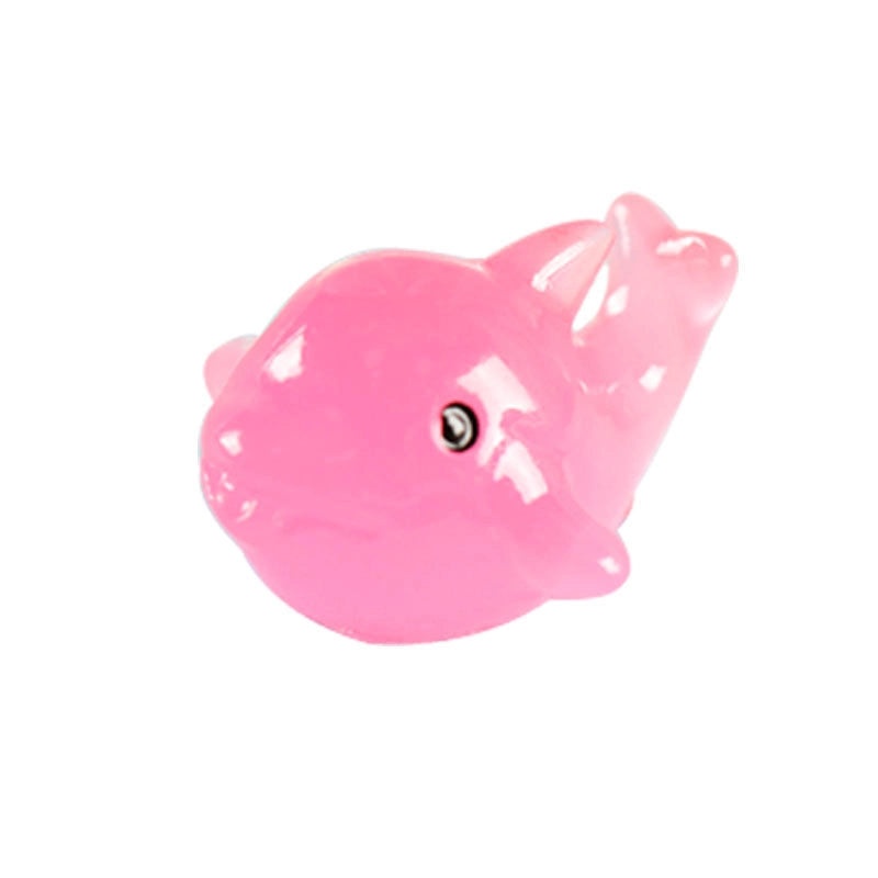 100 Pieces Colorful Dolphin Luminous Doll Resin Pendants for Micro Landscape Jewelry Craft Decorations|Jewelry & Craft Supplies