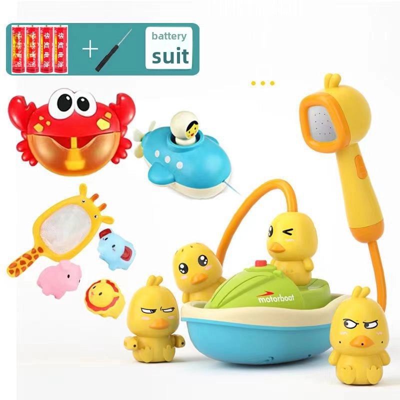 Electric Yellow Duck Bath Toy for Kids | Baby Bath Toys