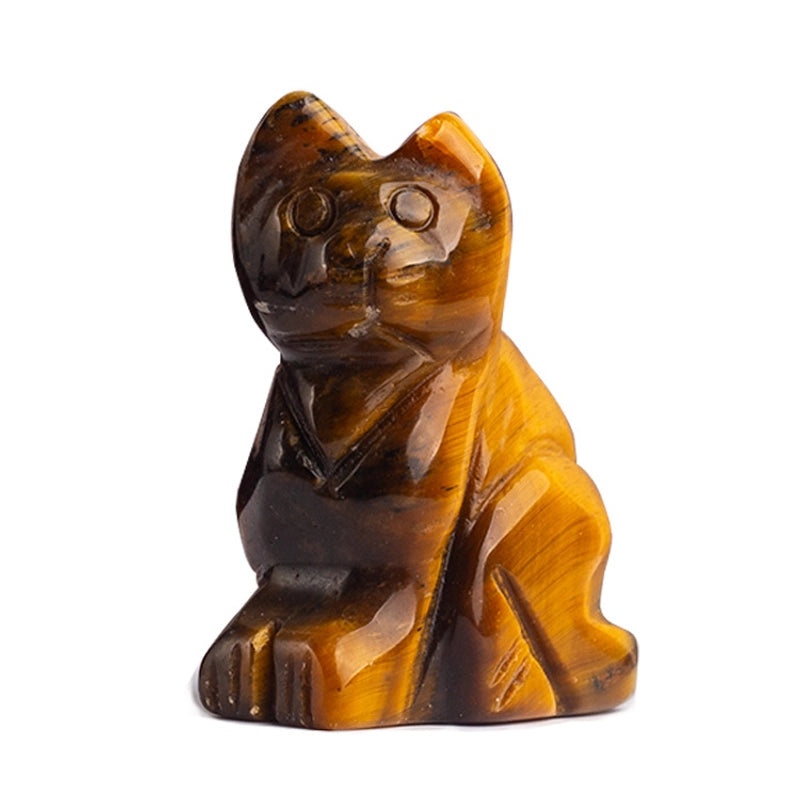 Minimalist Cat Gem Pendant Charming Artificial Jewelry|Fashion Accessories