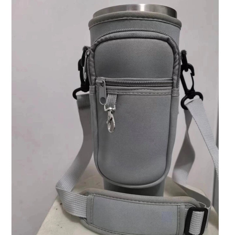 Casual Plain Fabric Coffee Cup Sleeve Single Piece|Drinkware Accessories