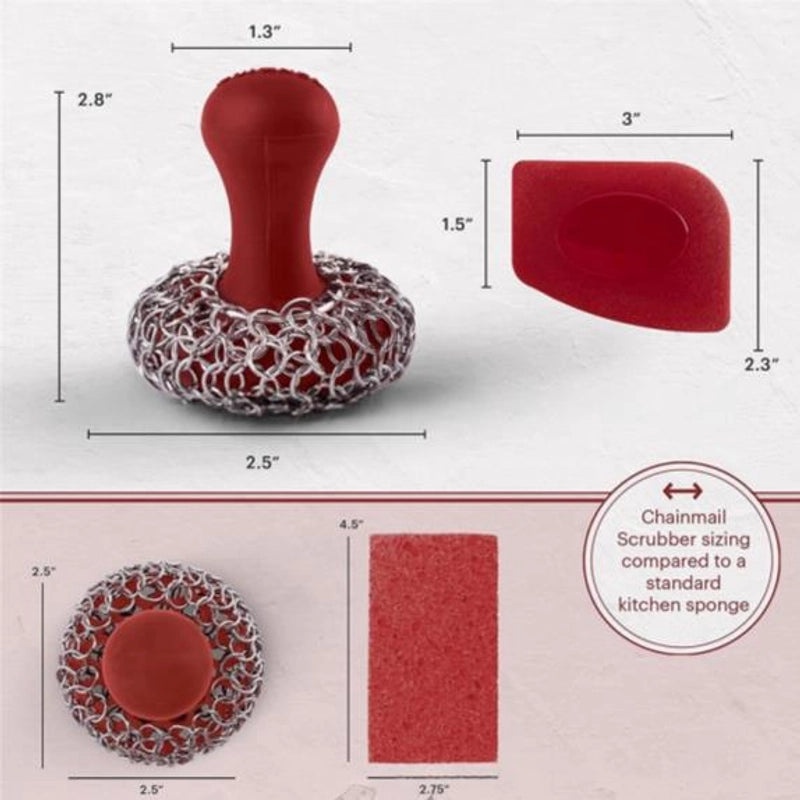 Stainless Steel Cleaning Brush 10" Solid Color Durable Basic Household Tool|Home & Kitchen Cleaning Tools