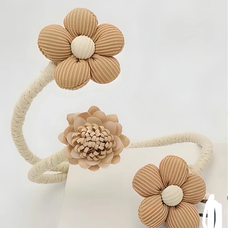 Modern Simple Hemp Rope Curtain Tiebacks with Magnetic Buckle | Home Decor Accessories