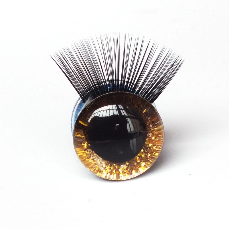 3D Glitter Eye Plush Toy with Eyelashes | Decorative Eye Accessories