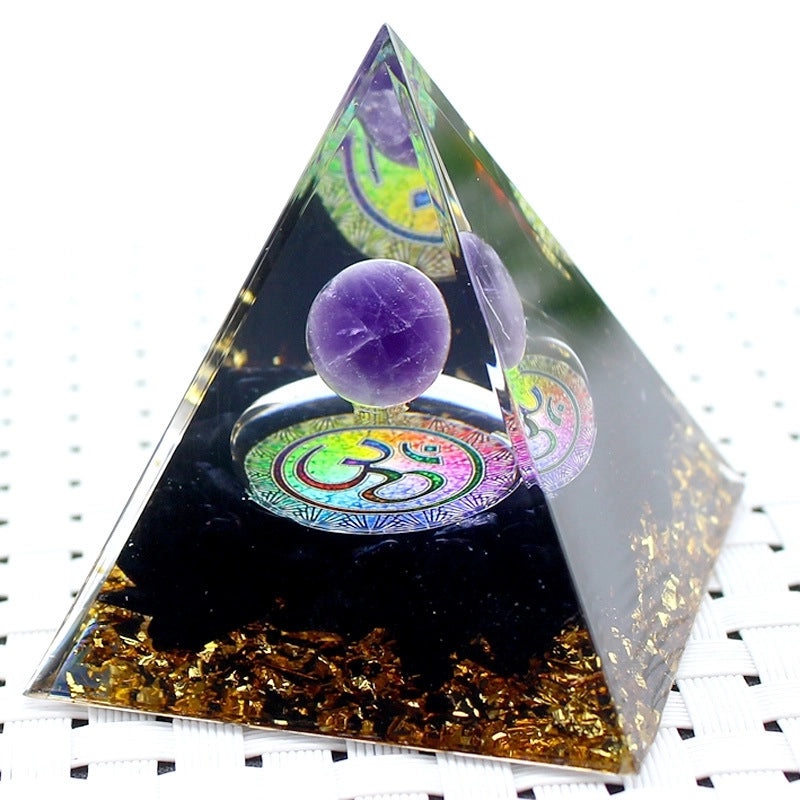 Classic Geometric Acrylic Crystal Pyramid Decor|Home Decor