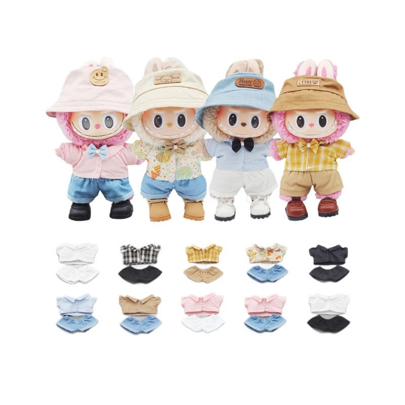 3-Piece Macaron Shirt Dress Blind Box Outfit for 10CM Cotton Doll | Doll Clothes & Accessories