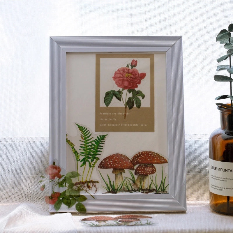 Natural Photo Collection Secret Window Pet Handbook Sticker Set 12 Styles Creative Plant DIY Decoration|Stationery & Craft Supplies