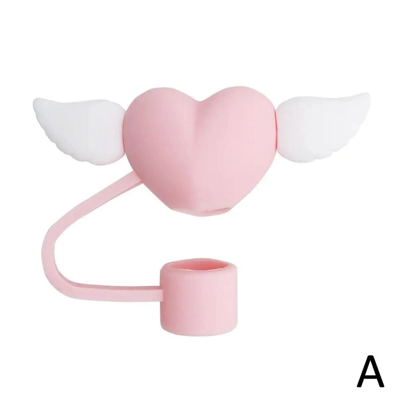 Multicolor Silica Gel Straw Cap for Drinks Casual Elegant Cute Design | Drink Accessories