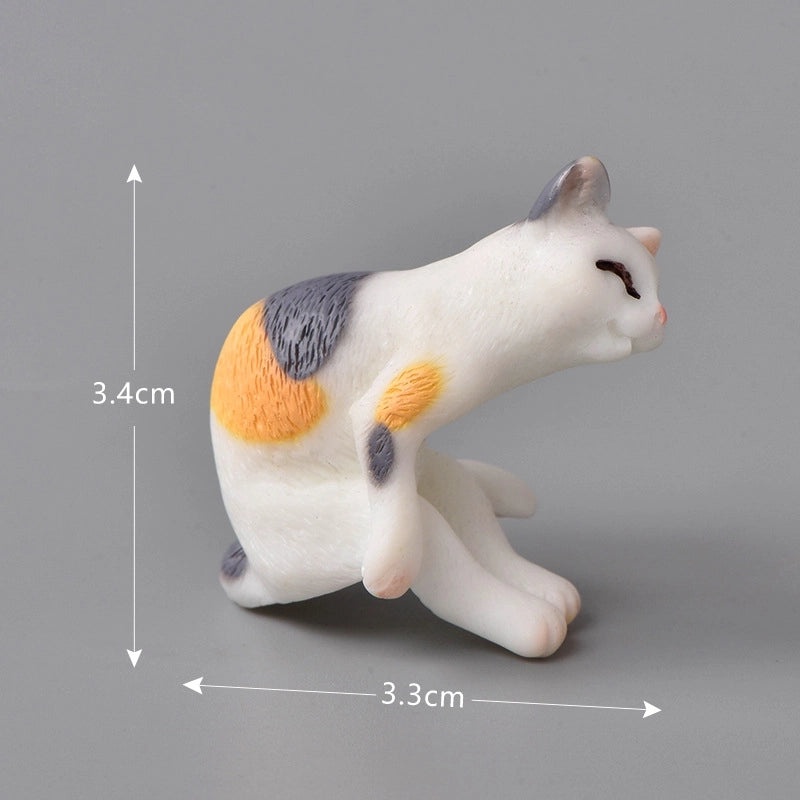 Adorable Cat Resin Figurines Decorative Home Accents|Home Decor