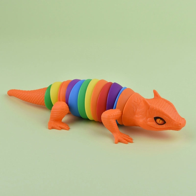 Stress Relief Lizard Toy Plastic Squeeze Toy for Kids and Adults | Stress Relief Toys