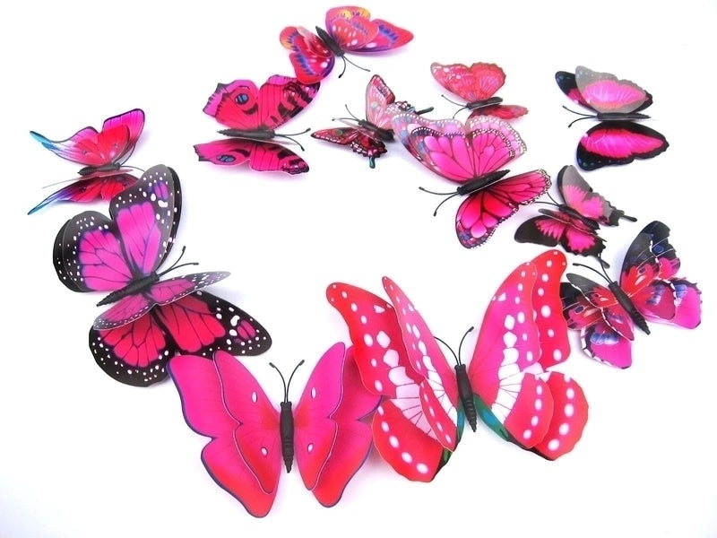Elegant Butterfly Wall Decals 12-Piece Set for Home Decoration|Home Decor Wall Stickers