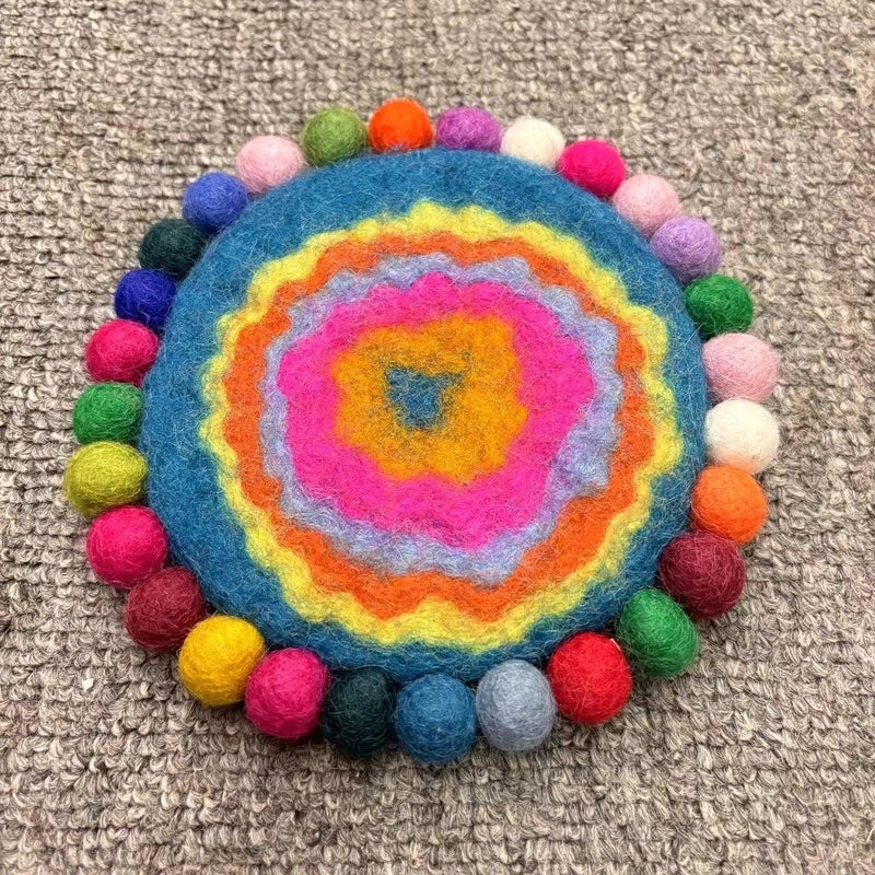 Adorable Multicolor Wool Felt Accessory 1 Piece | Handmade Jewelry Accessories