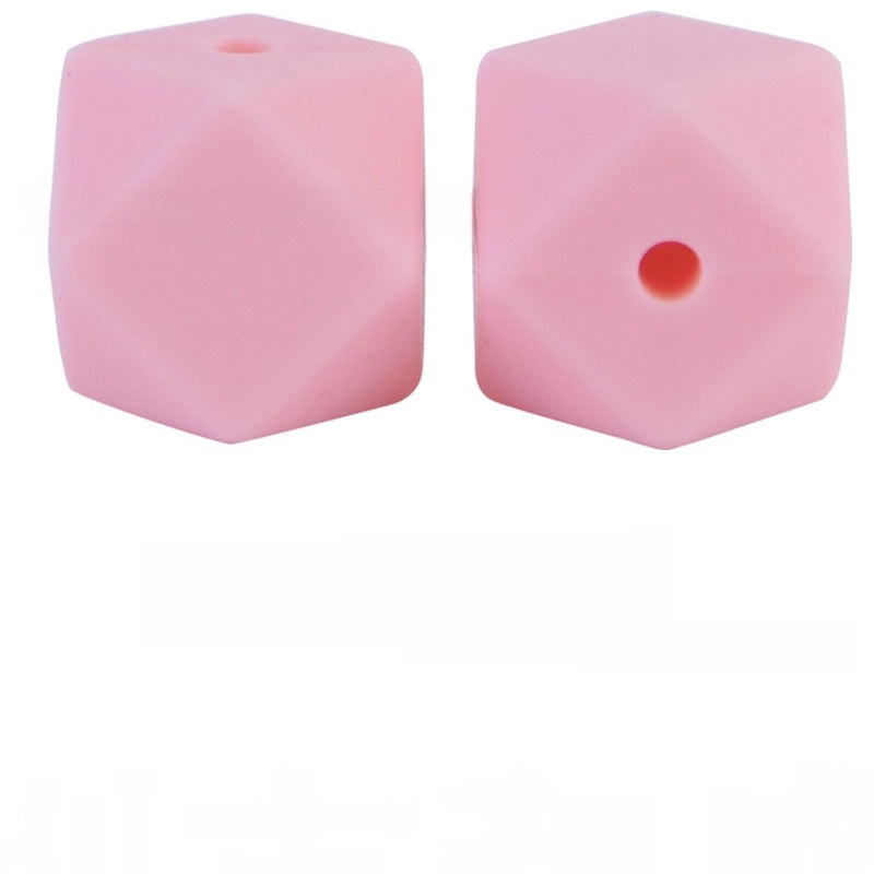 17mm Silicone Octagonal Beads for Pacifier Chains DIY Accessories | Baby & Mom Essentials