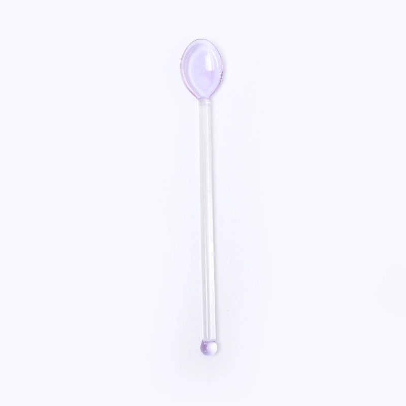 Clear Glass Spoon Minimalist Design|Kitchen Utensils